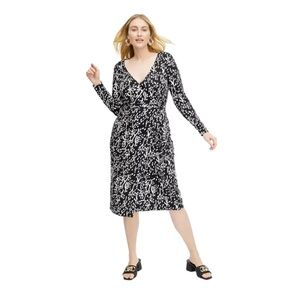 EUC !! Worn 2x :: DVF x Target :: seaspot wrap dress :: size small